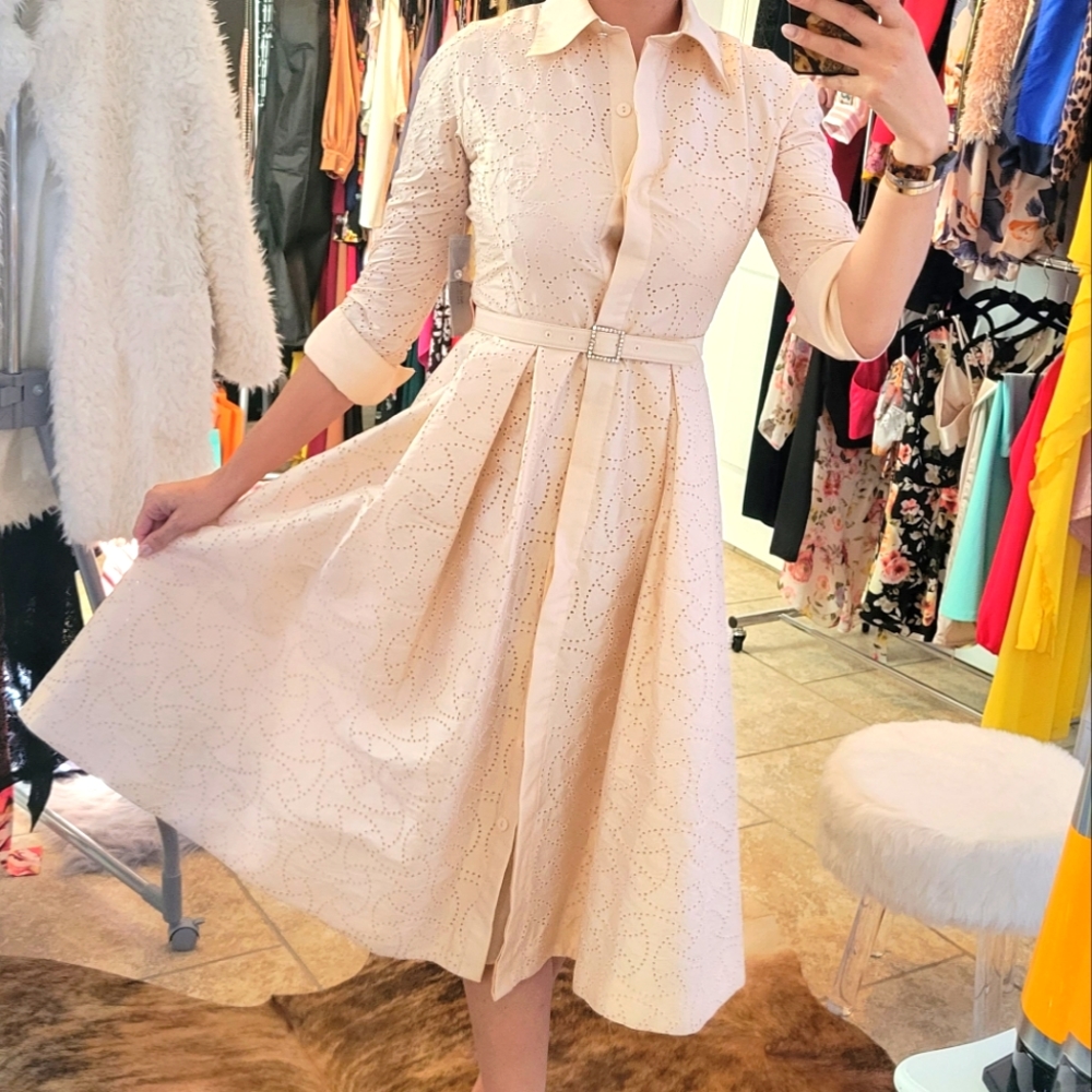 Fit and Flare midi dress
